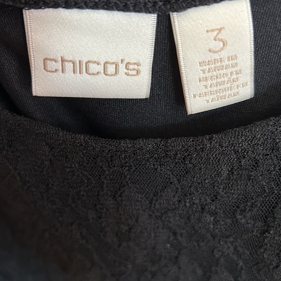 Chico’s Lace Blouse Tank | SIZE 3 - Picture 4 of 5